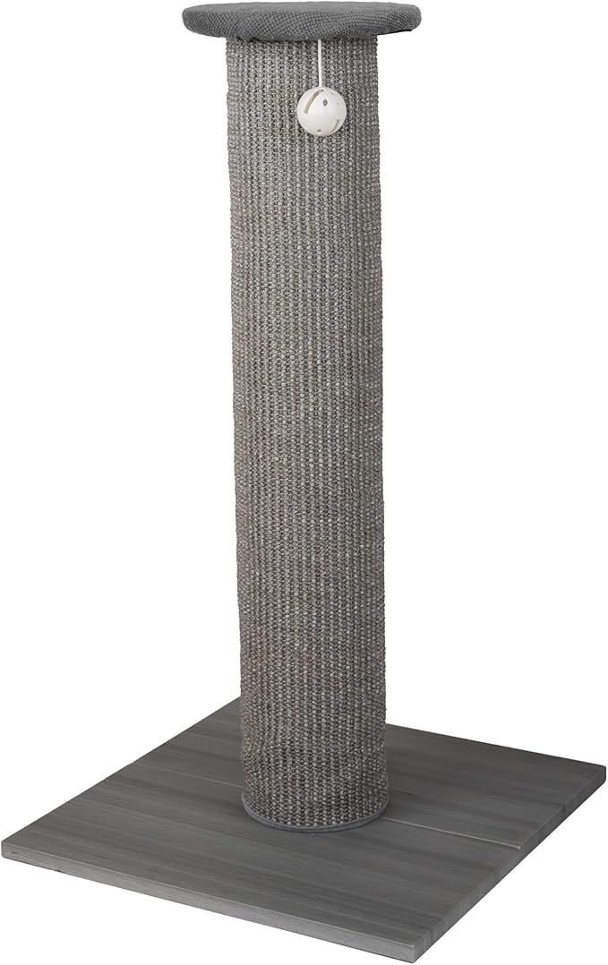 Kitty City Tall Sisal Cat Scratching Post, 32” Durable Scratcher by KittyCity