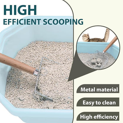 Cat Litter Scoop, Kitty Metal Scooper - Image 5