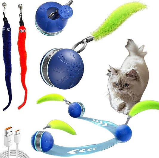 Interactive Cat Toy Ball Automatic Interactive Cat Toys by Geojec