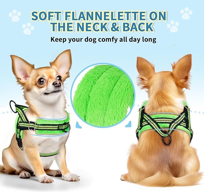 Lukovee Soft Padded Small Dog Harness - Image 5