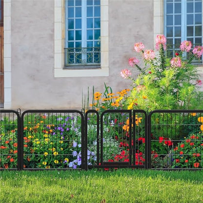 Yaheetech Dog Playpen Outdoor 24 inch 12 Panels Indoor Dog Fence Metal Dog Pen - Image 3