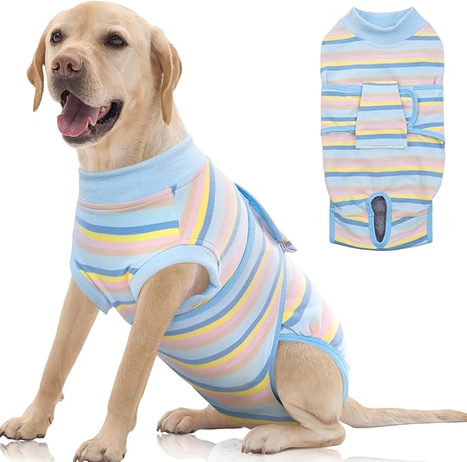 FUAMEY Recovery Suit for Dogs After Surgery, Soft Breathable Dog Bodysuit by FUAMEY