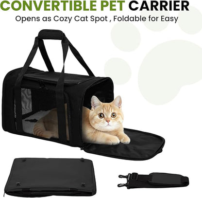 Expandable Cat Carrier Airline Approved Soft-Sided Pet Travel Carrier - Image 6
