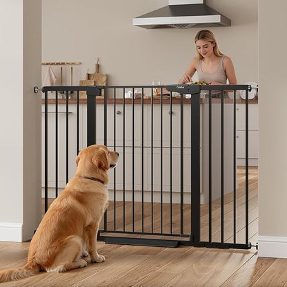 Cumbor 36" Extra Tall Baby Gate, 30-54" Wide Dog Gates by Cumbor