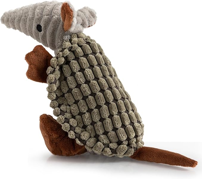 Hollypet Plush Dog Squeaky Toy Stuffed Armadillo Animal Pet Puppy Chew Toys by Hollypet