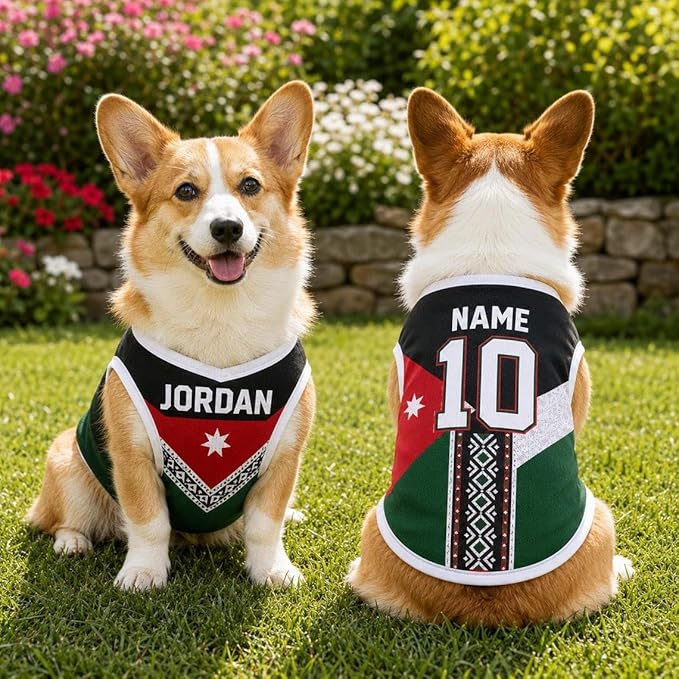 V-DECORPARKS Personalized Pet Soccer Jersey Custom Name Number Dog Cat Football - Image 6