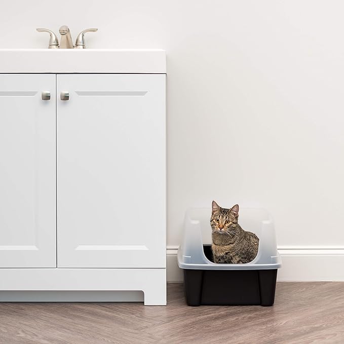 IRIS USA Cat Litter Box Large Open Top - Image 6
