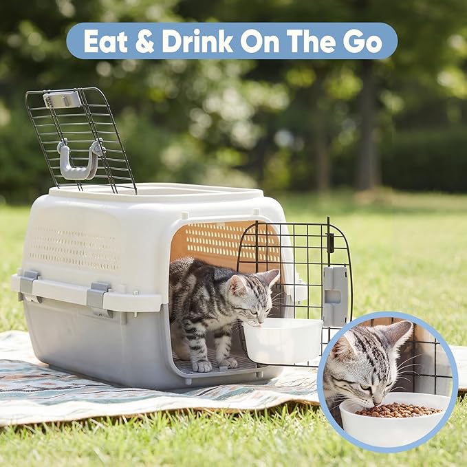 DUMOS 23" Hard-Sided Pet Carrier - Image 4