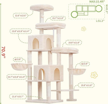 Hey-brother Cat Tree Tower, Scratching Posts - Image 3