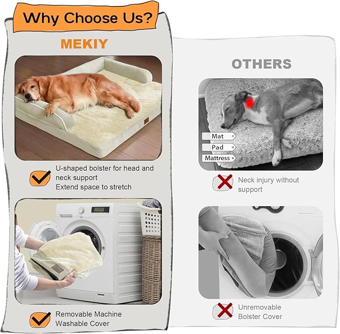 Dog Bed Medium Size Dog-Orthopedic Waterproof Bed - Image 4