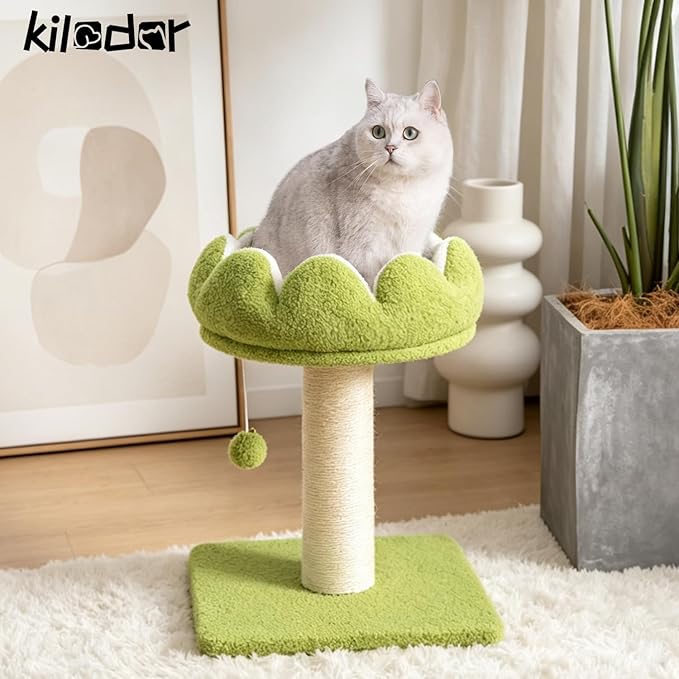 Cat Scratching Post, Cute Flower Cat Scratcher - Image 2