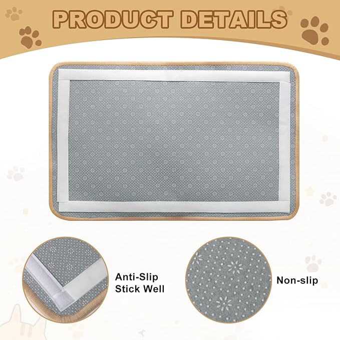 Cat Scratching Mat Sisal, Sisal Fabric Large Pet Scratching Pad - Image 3