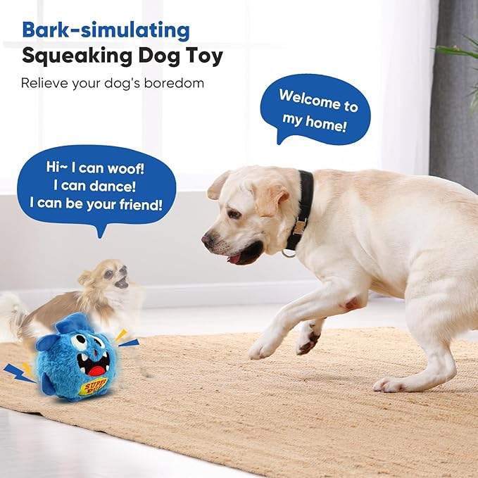 Petbobi Interactive Dog Toys Ball, USB Rechargeable Moving Dog Toy - Image 2