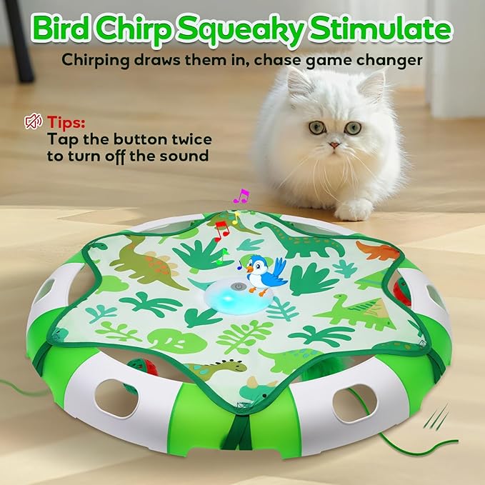 Cat Toys for Indoor Cats, Interactive Automatic Hide and Seek Toy, Moving - Image 4