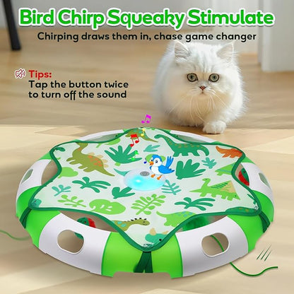 Cat Toys for Indoor Cats, Interactive Automatic Hide and Seek Toy, Moving - Image 4