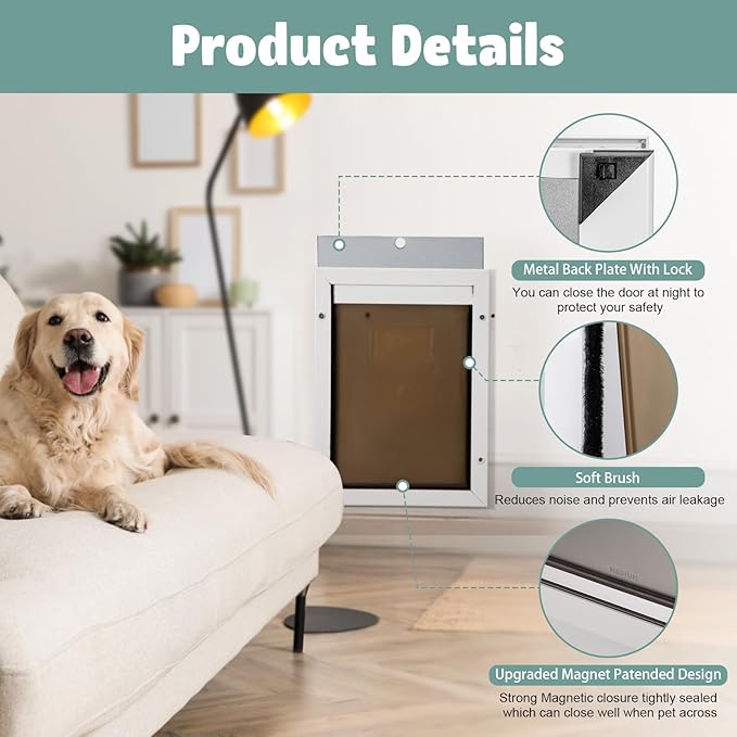 Durable Aluminum Doggy Door - Image 6