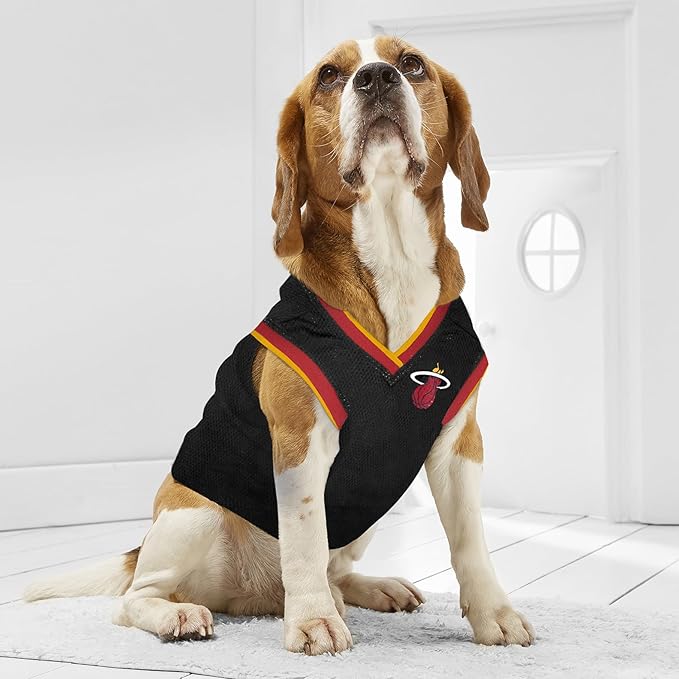 Pets First HEA-4047-XL Miami Heat Basketball Mesh Jersey - Image 4