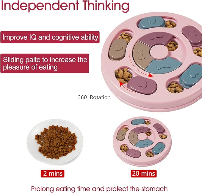 DR CATCH Dog Puzzles, Dogs Food Puzzle Feeder Toys - Image 3