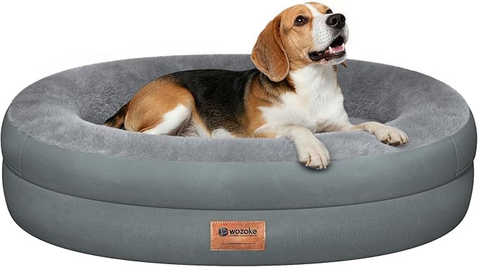 Orthopedic Dog Bed for Medium Dogs, Waterproof Dog Bed by Wozoke