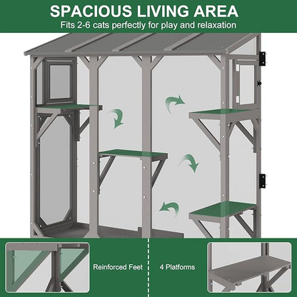 ketive Cat Catio, Expandable Window Box Enclosure - Image 7