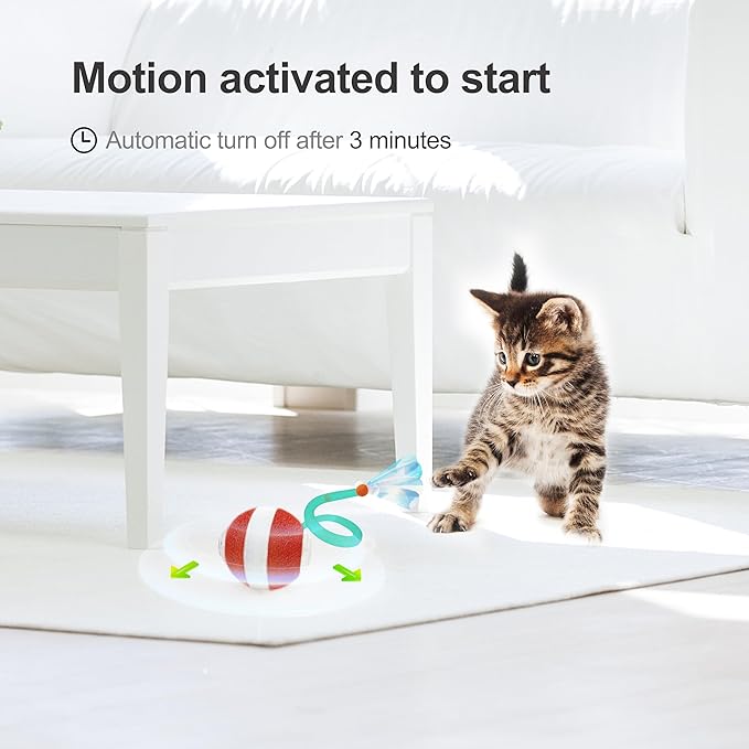 Jkanti Interactive Cat Toys for Indoor Cats, The 3rd Generation Agile Moving - Image 5