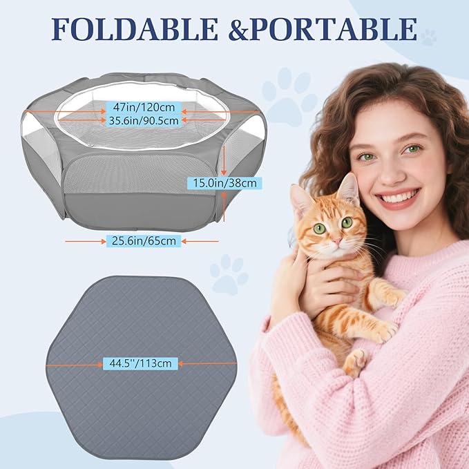 2-in-1 Small Animals Playpen - Image 3