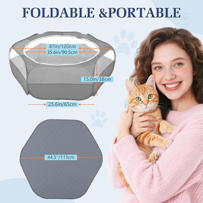 2-in-1 Small Animals Playpen - Image 3