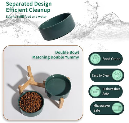 Elevated Ceramic Dog Bowl Set - Image 5