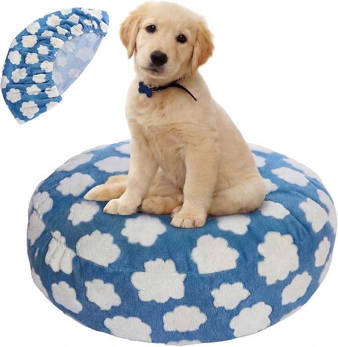 Youyole Medium Washable Round Dog Bed Cover Replacement Waterproof 30 x 30 x 10 by Ajaredlulu