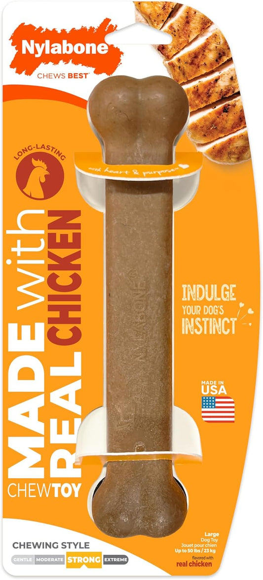 Nylabone Strong Chew Original Bone Dog Toy Made by Nylabone