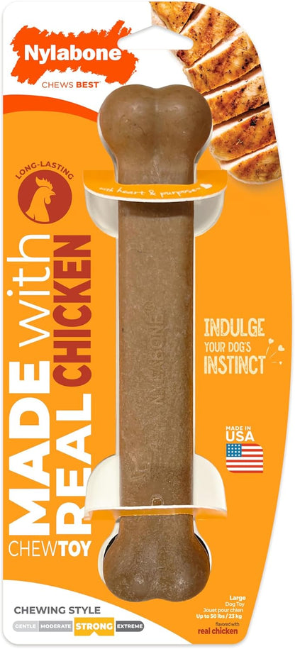 Nylabone Strong Chew Original Bone Dog Toy Made - Image 10