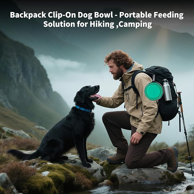 SLSON Dog Bowls Pet Collapsible Bowl - Image 7