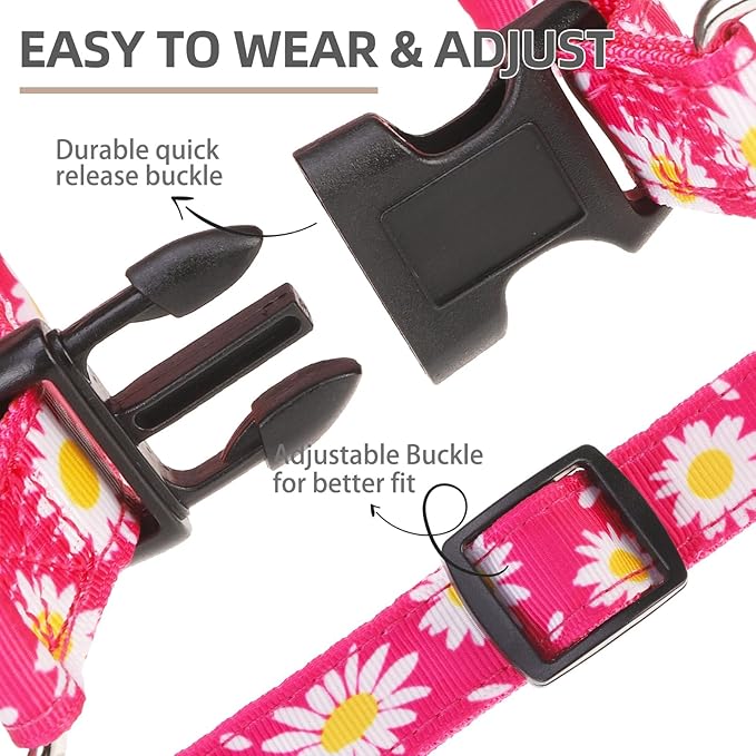 PUPTECK No Pull Dog Harness Soft Adjustable Basic Nylon Step in Puppy Vest - Image 3
