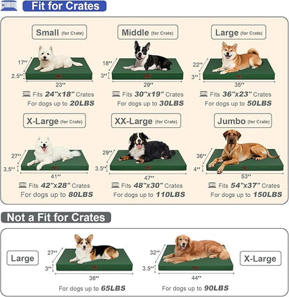 Outdoor Extra Large Dog Bed, Jumbo Waterproof Dog Bed - Image 5