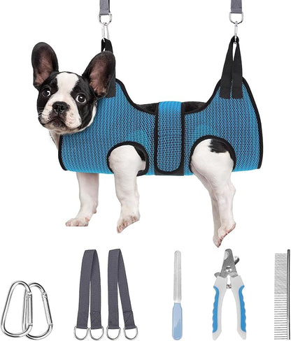 PAWCHIE Dog Grooming Hammock Harness by PAWCHIE