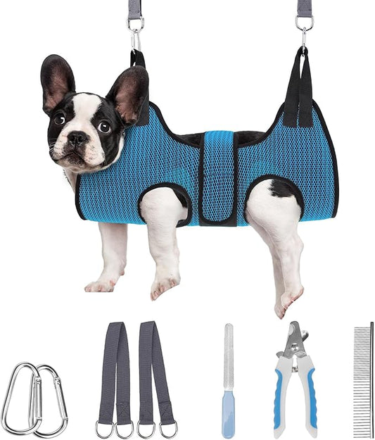 PAWCHIE Dog Grooming Hammock Harness by PAWCHIE