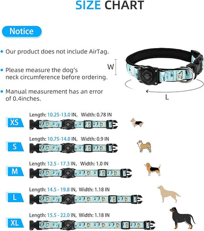 Upgraded AirTag Dog Collar, IP68 Waterproof Air Tag Dog Collar Holder, - Image 6