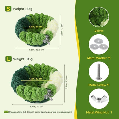 Admaison Bird Nest for Cage, Plush Hanging Bird Bed for Parakeet, Breeding Bird - Image 2