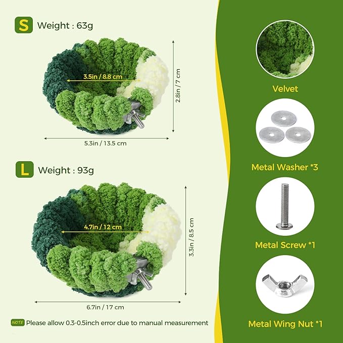 Admaison Bird Nest for Cage, Plush Hanging Bird Bed for Parakeet, Breeding Bird - Image 2