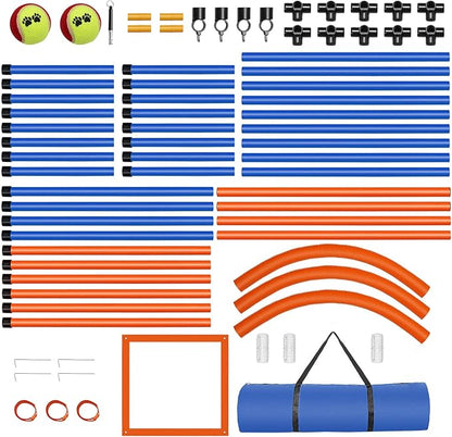 Dog Agility Training Equipment, 72-piece Obstacle Course Training Starter Kit - Image 9