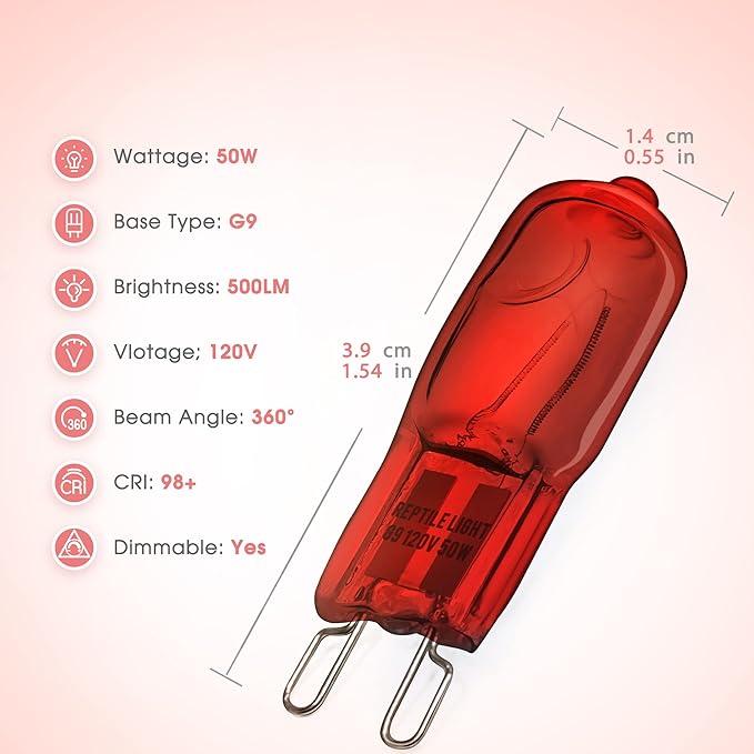 Briignite G9 Infrared Heat Lamp Bulbs - Image 2
