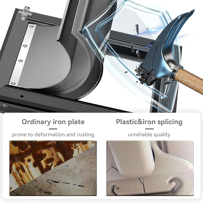 3-Flaps Heavy-Duty Dog Door, Rust Proof Aluminum Alloy Frame, Extreme Weather - Image 5