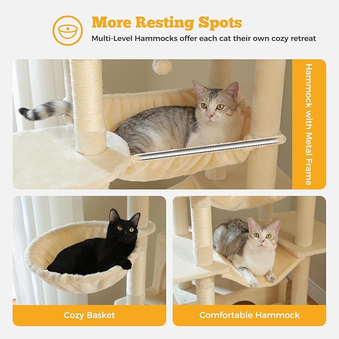 MUTTROS 81" Heavy Duty Cat Tree - Image 3