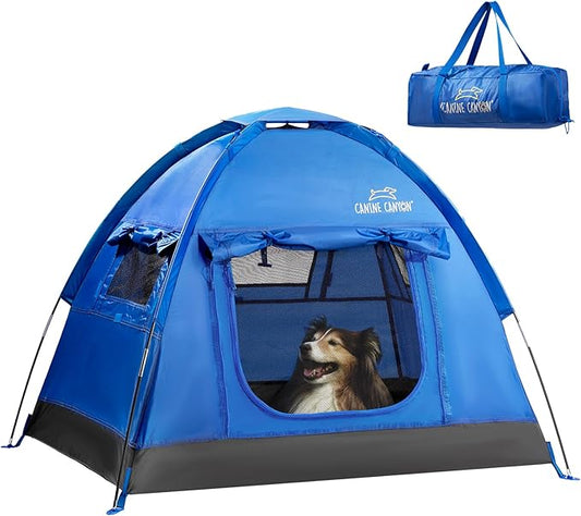 Canine Canyon Luna Portable Dog Tent, Indoor/Outdoor Dog House by CanineCanyon