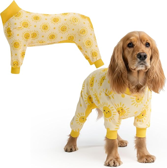 Spark Paws Dog Pajama, Dog Recovery Suit Male, Ultra-Soft and 4-Way Stretch by SparkPaws