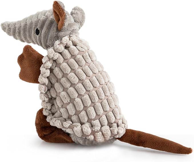Hollypet Plush Dog Squeaky Toy Stuffed Armadillo Animal Pet Puppy Chew Toys by Hollypet