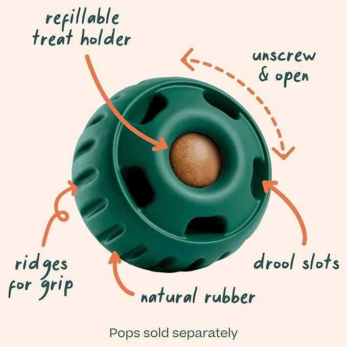 WOOF Pupsicle - Long-Lasting Interactive Dog Ball Toy to Keep Your Pup Busy and - Image 2
