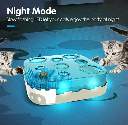 Migipaws 7-in-1 Interactive Cat Toy Motion Activated Indoor Playset - Image 6