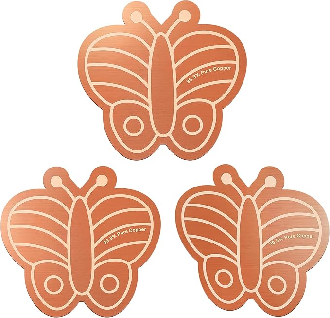 3Pcs Bird Bath Copper Purification Disk 99.99% Pure Copper Water Cleaning Discs by Conderyang