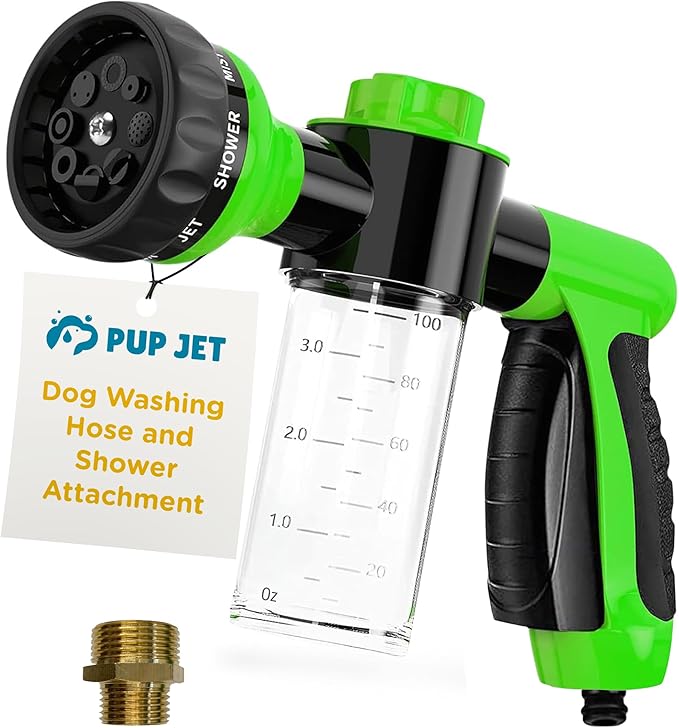 The Original Pup Jet Dog Washing Hose Attachment by Freeze2Trim